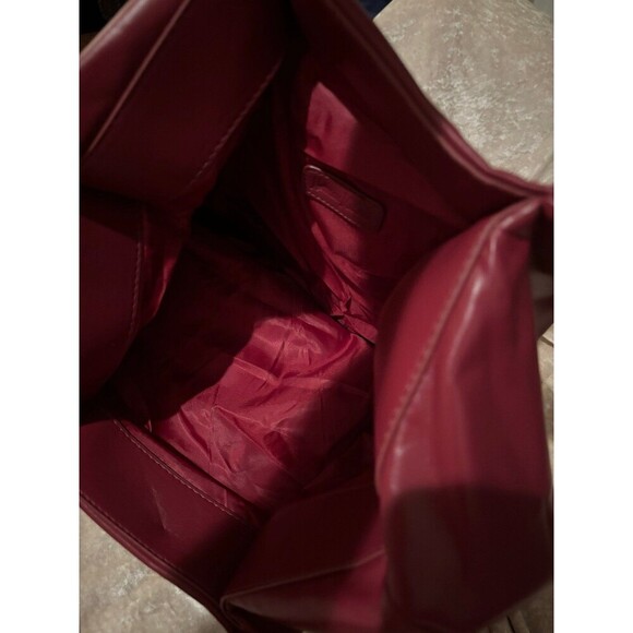 Neiman Marcus red leather shoulder bag - Picture 2 of 3